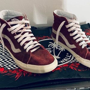 Vans High Top size 10 mens Red